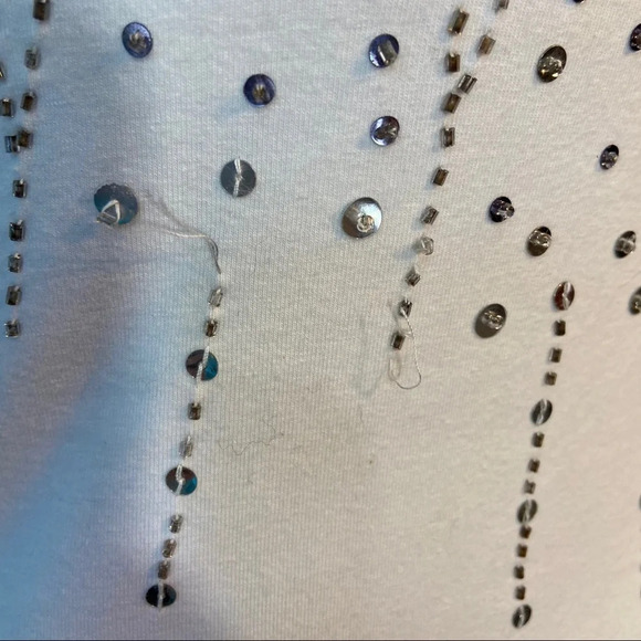 💥5/$25 BNWT Roomates California sequinned tank top - Picture 6 of 6